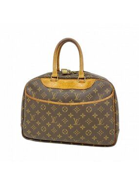 Louis Vuitton Handbag Monogram Deauville Brown